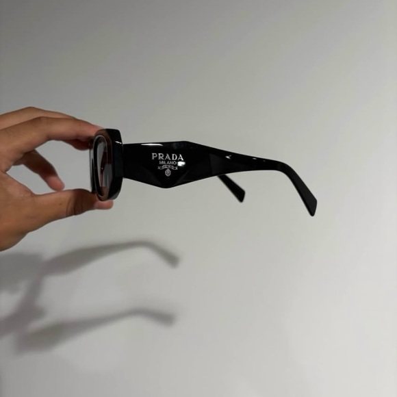 Prada Black Glasses & Cleaning Cloth - Picture 2 of 6
